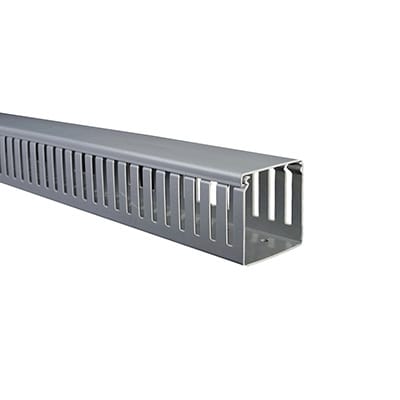 CANALETA RANURADA GRIS SCH 60X40X2MTS