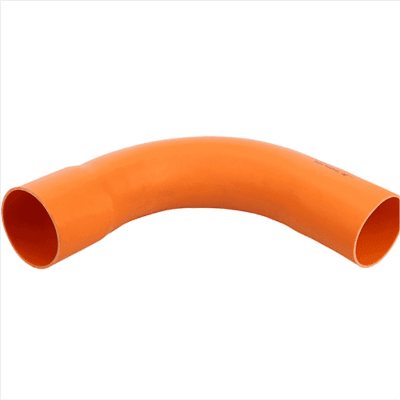 CURVA PVC NARANJA 63MM21