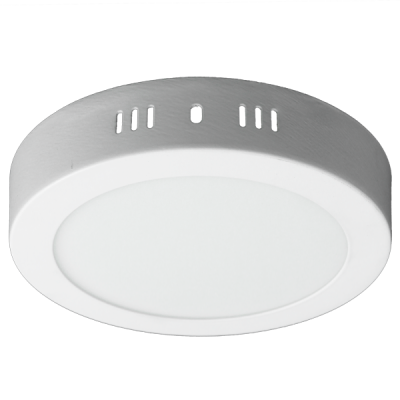 PANEL LED REDONDO SOBREPUESTO 12W LUZ CALIDA