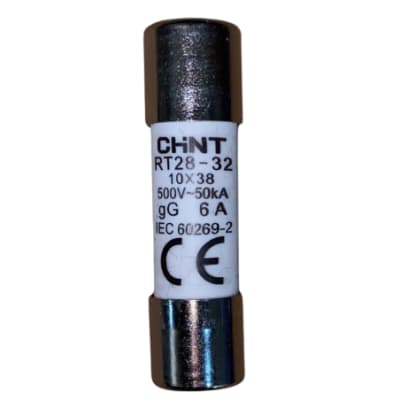 FUSIBLE 10X38MM 6A CHINT