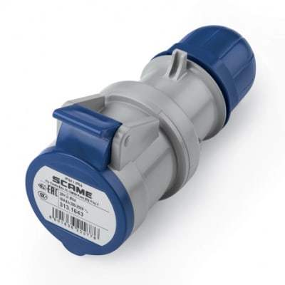 ENCHUFE IND. HEMBRA SCAME 2P+T 16A IP44