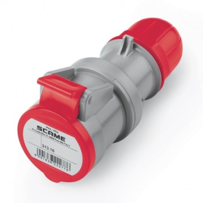 ENCHUFE IND. HEMBRA SCAME VOL 3P+T 16A IP44