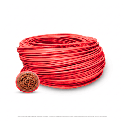 CABLE LIBRE DE HALOGENO ML 6MM ROJO1