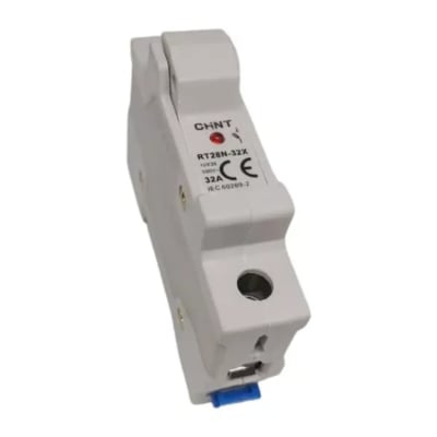 PORTAFUSIBLE 1P 10X38 CON LED CHINT