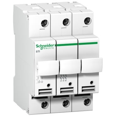 PORTAFUSIBLE TRIFASICO 3P 25A 10X38 SCHNEIDER