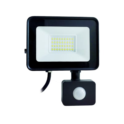 PROYECTOR LED C/SENSOR 20W IP65 LUZ BLANCA FRIA