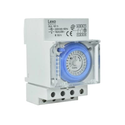 TIMER HORARIO C/RESERVA MARCHA 16A 220V