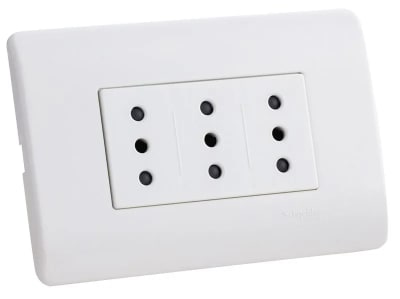 ENCHUFE TRIPLEX BLANCO GENESIS SCH