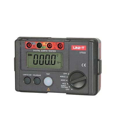 MEDIDOR RESISTENCIA DE TIERRA 4000 OHMS UT 522 UNI-T