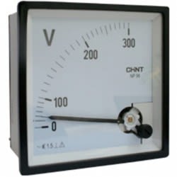 VOLTIMETRO PANEL 0-250Vca 72X72 CHINT