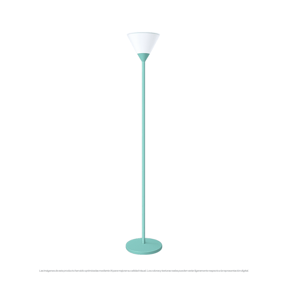 LAMP.  PIE ANTORCHA E27 MAX 60W VERDE/BLANCO S/A 0
