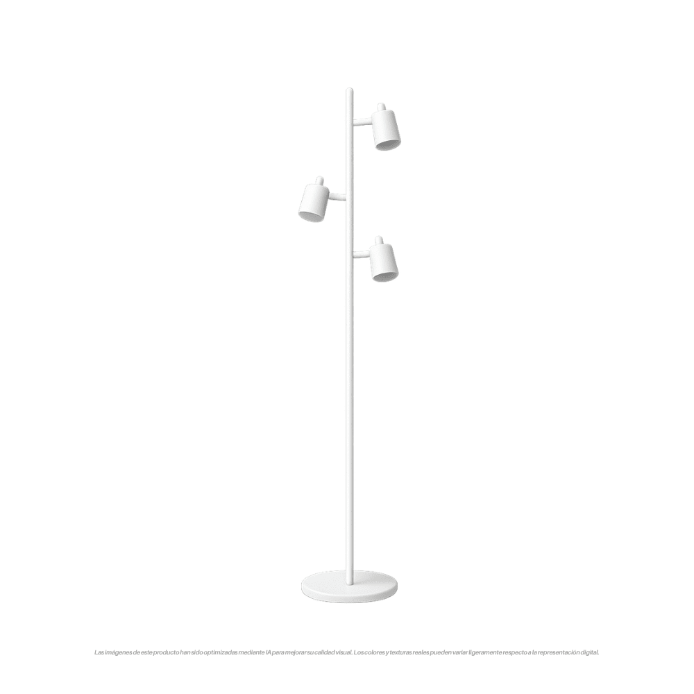 LAMP. PIE SILO BLANCO 3XGU10 MAX 35W S/A 0