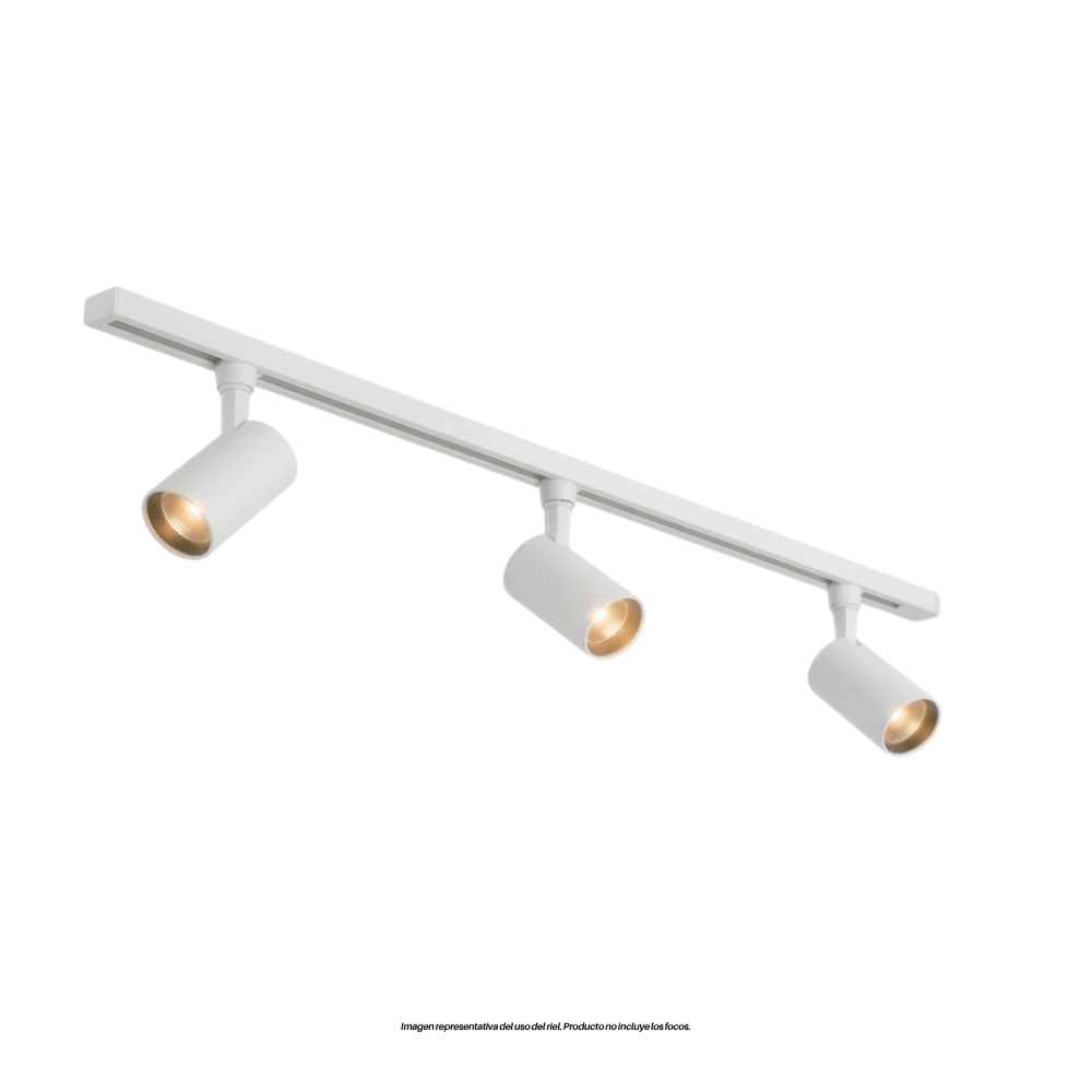 RIEL ENERGIZADO 2 MT BLANCO PRO2