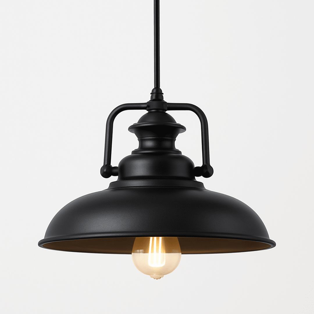 LAMPARA COLGANTE NEGRA MARINA 1XE27 0