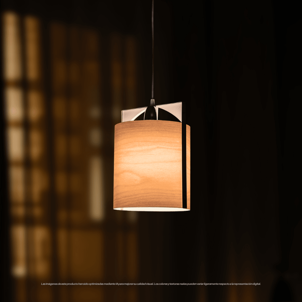 LAMPARA COLGANTE TRAUM SAX 250 II  ROBLE E272