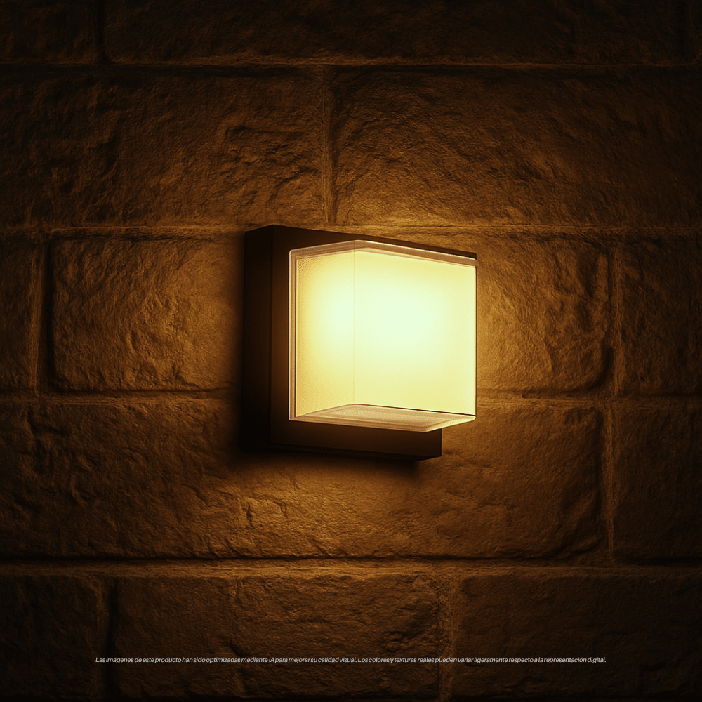 APLIQUE LED TRANSPARENTE 03 12W IP54 L/C1