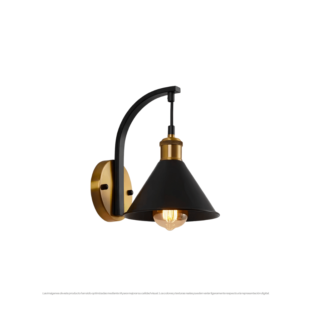 APLIQUE BRONCE NEGRO E27 0