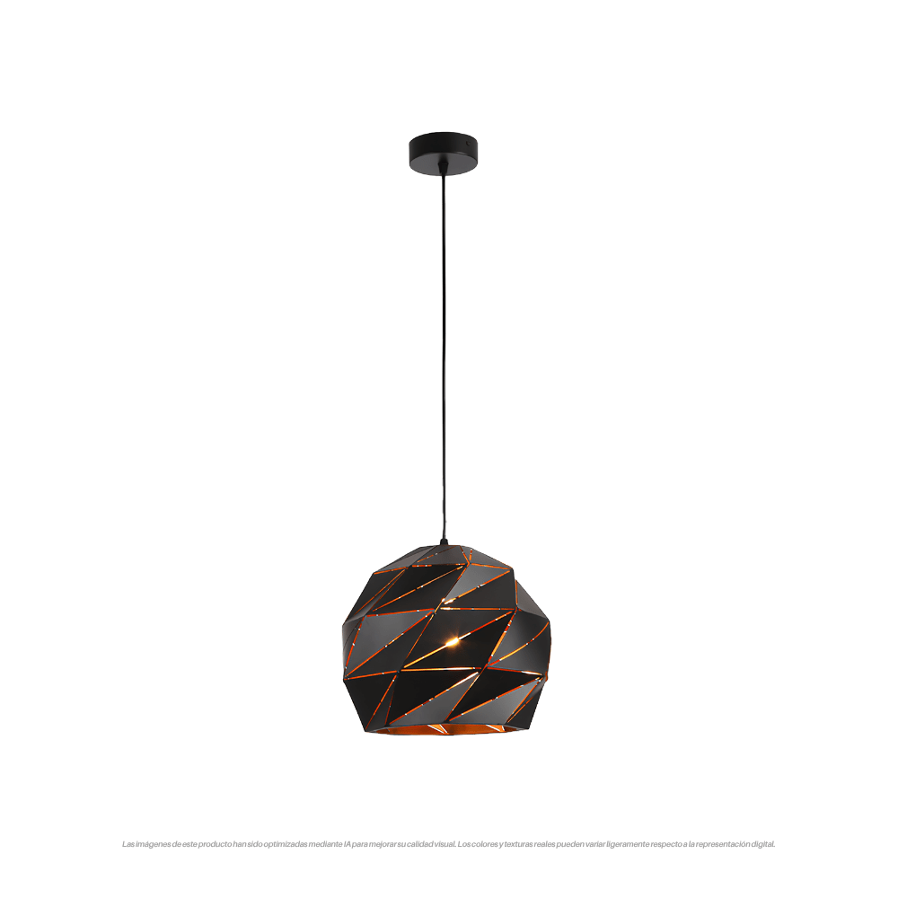 LAMPARA COLGANTE DIFUSOR VERTICES E27 0