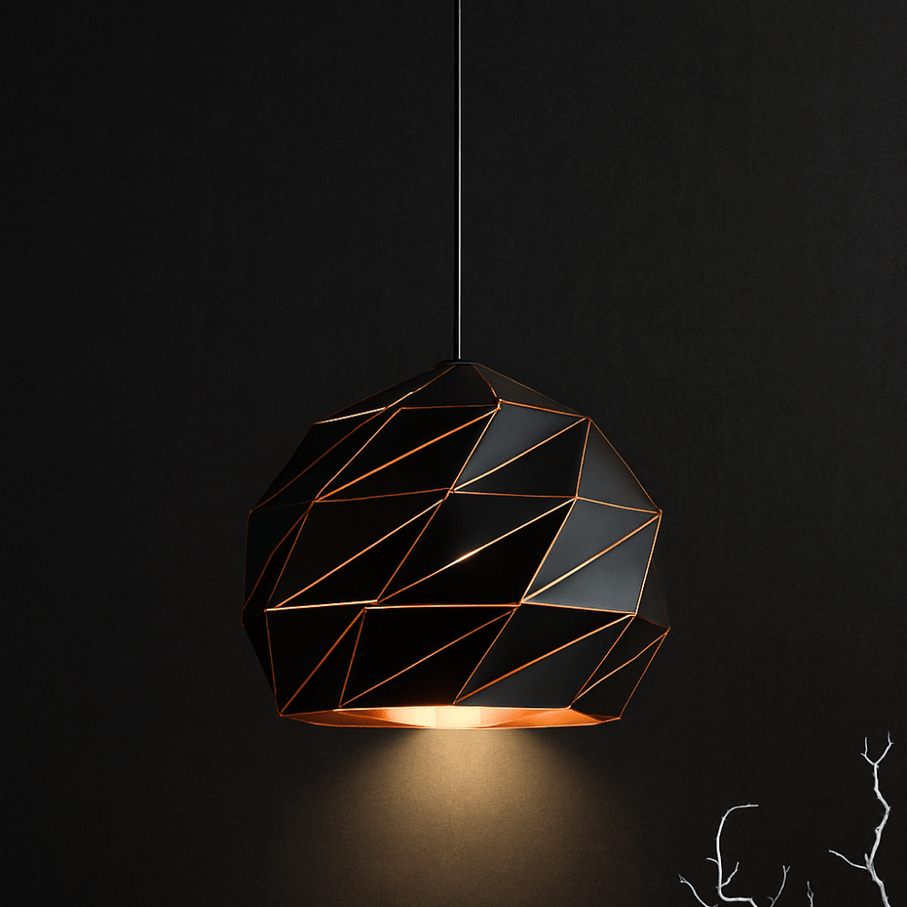 LAMPARA COLGANTE DIFUSOR VERTICES E272