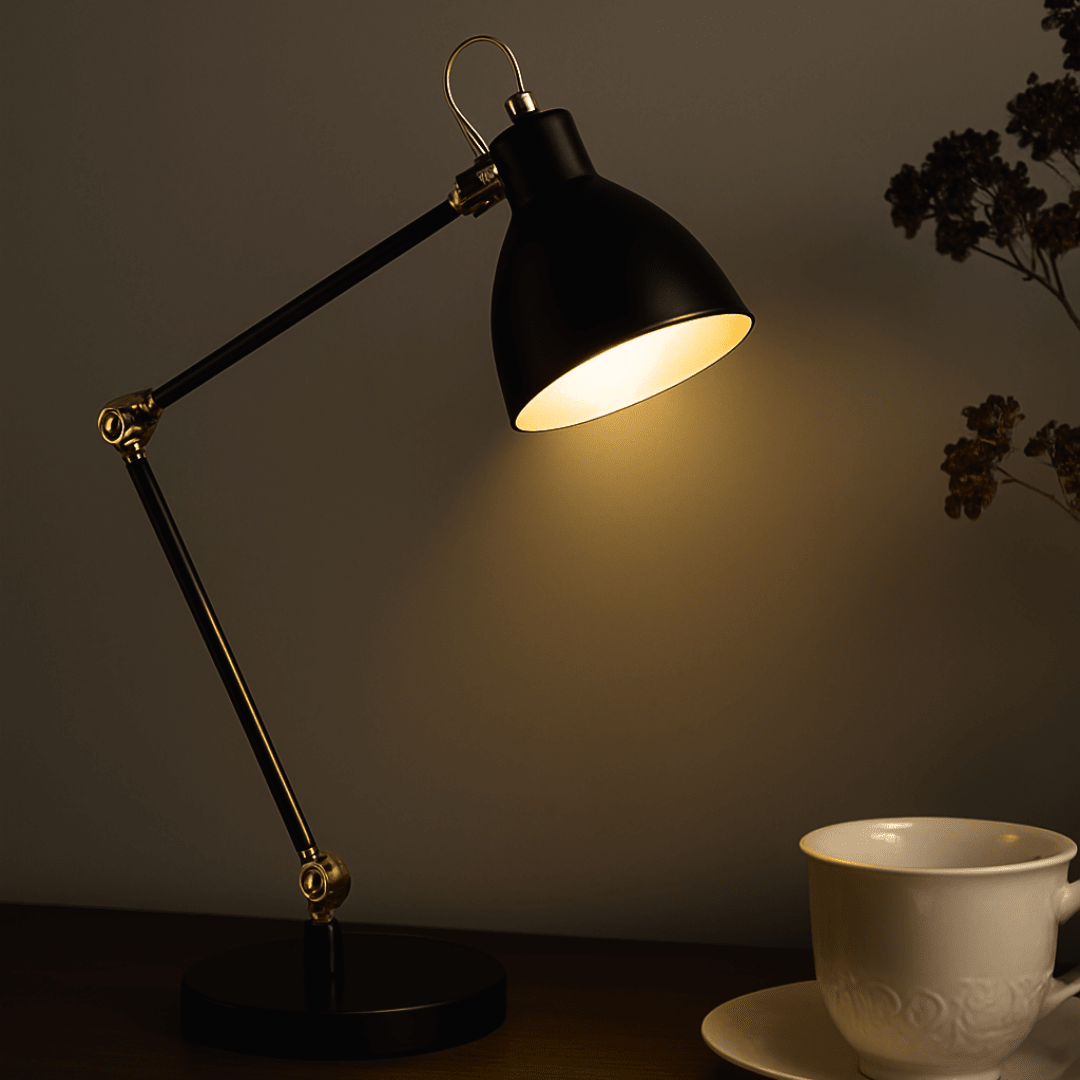 LAMP. ESC HOUSE NEGRO 1L E27 402 S/A2