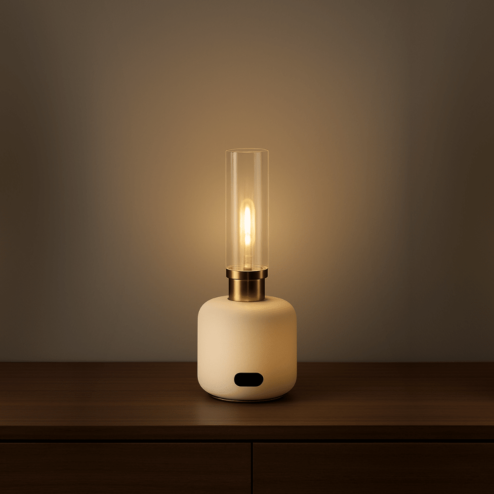 LAMP. MESA ARGAND DIM RECARGABLE 200LM BLANCO2