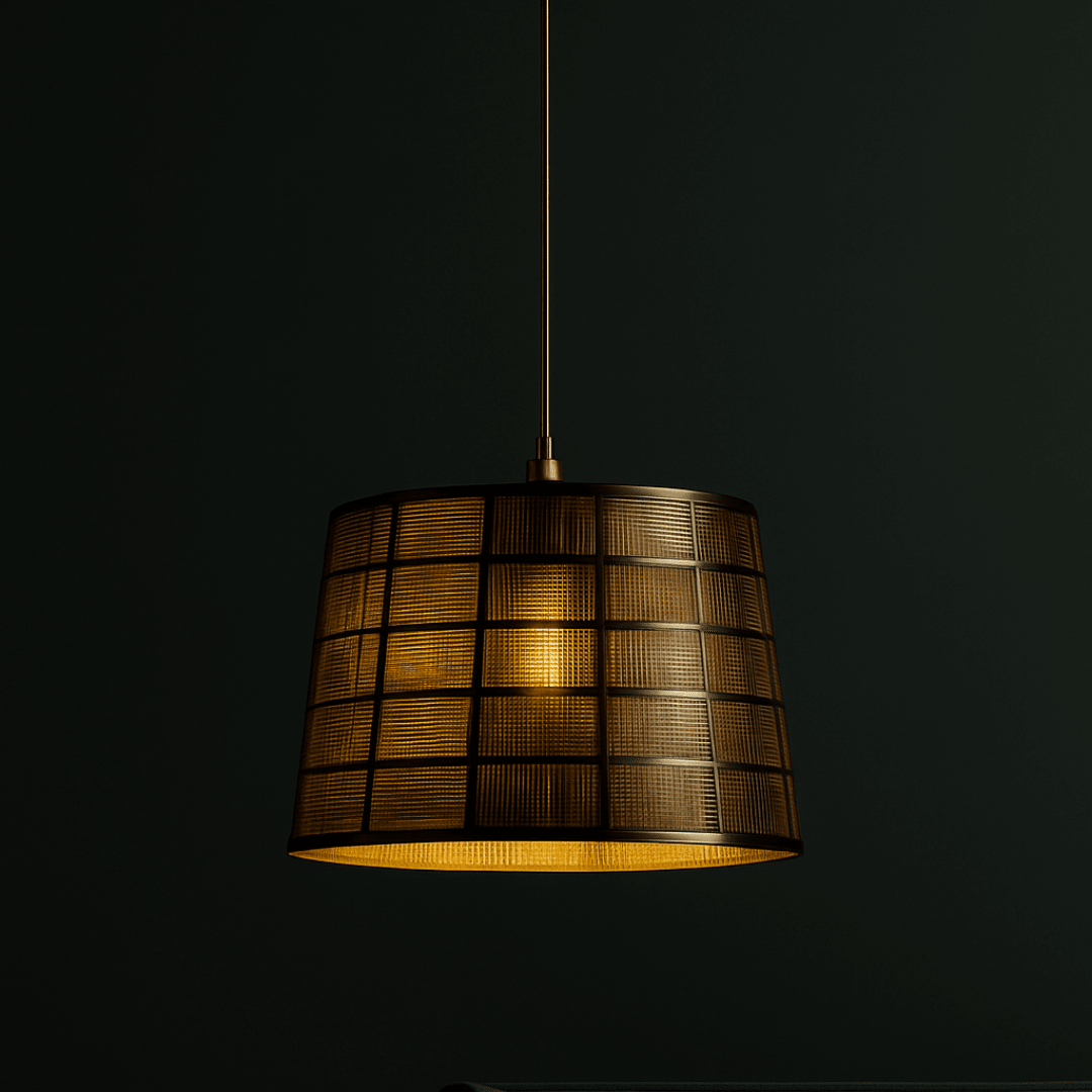 LAMPARA COLGANTE TRAMA CRUZADA E272