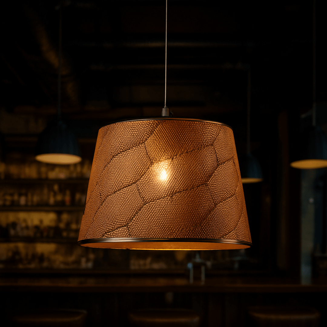 LAMPARA COLGANTE METAL CALADO E272