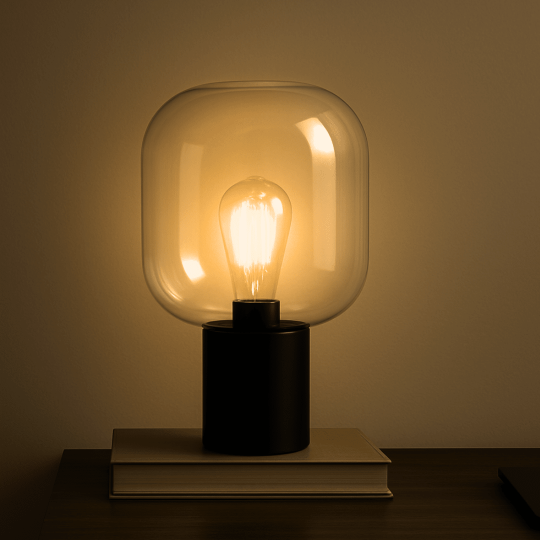LAMP. MESABROOKLYN NEGRO/SMOKE 1L E27 60W S/A2
