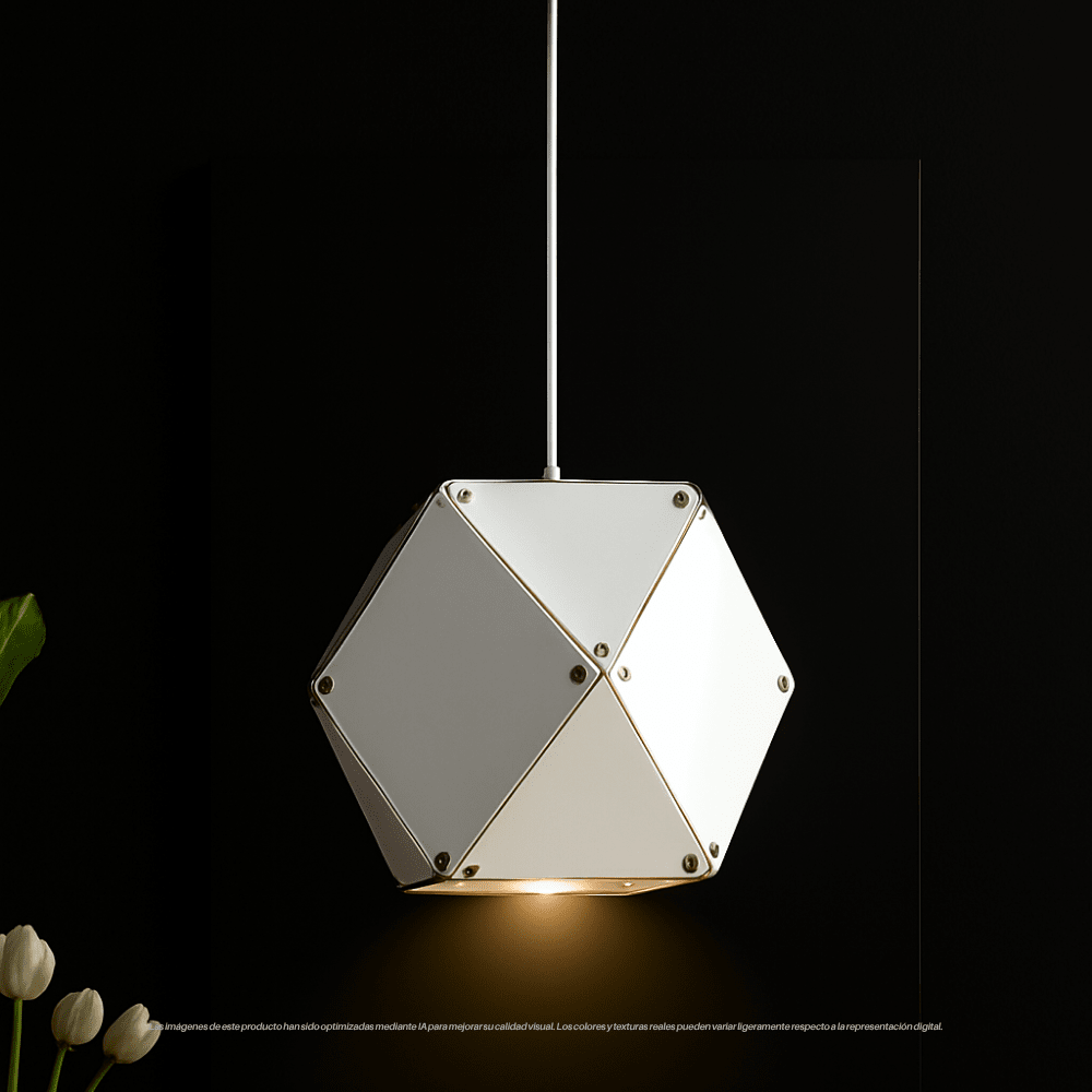 LAMPARA COLGANTE VILAS BLANCO MATE E272
