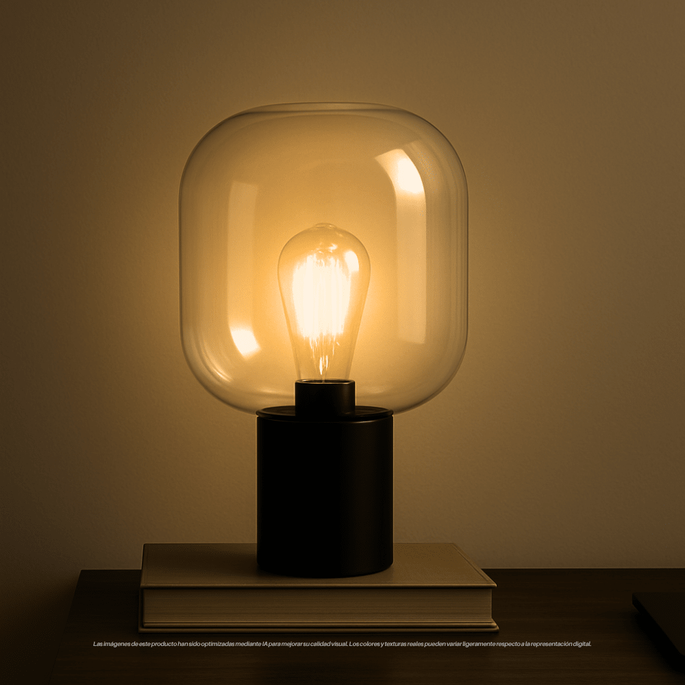 LAMP. MESABROOKLYN NEGRO/SMOKE 1L E27 60W S/A2