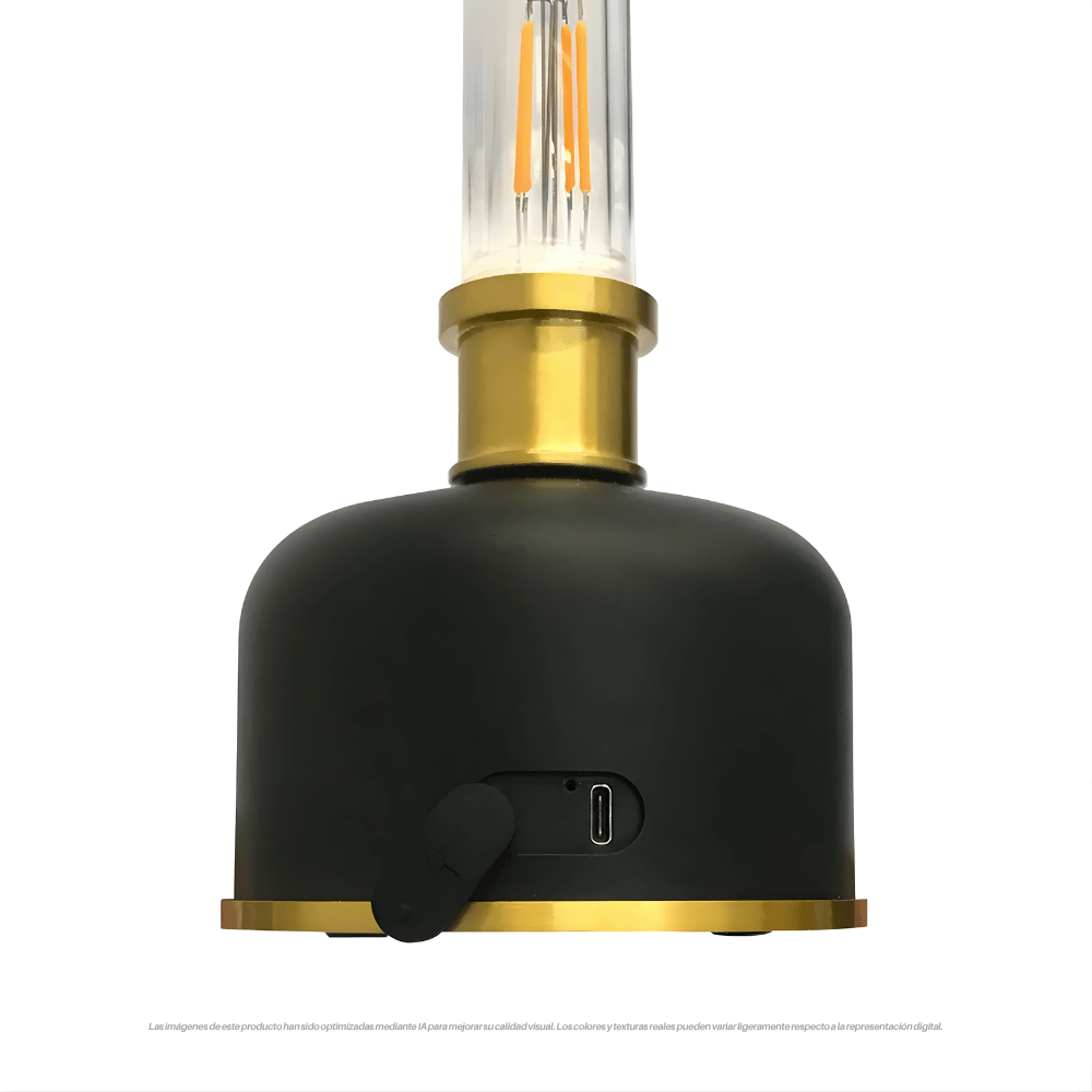 LAMP. MESA ARGAND DIM RECARGABLE 200LM NEGRO3