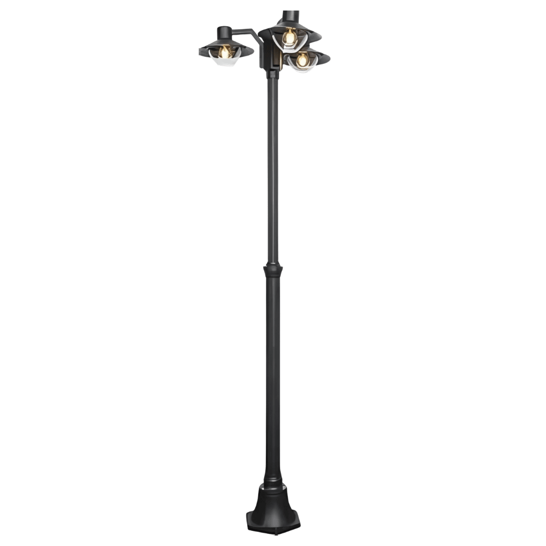 FAROL POSTE 3XE27 IP44 204CM 19103A-PL-3 FD 0