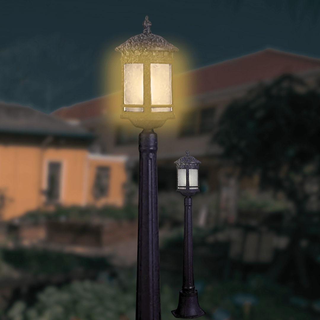 FAROL POSTE 1XE27 IP44 109CM 17005-PS FD2