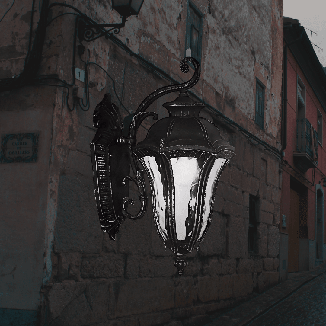 FAROL A MURO 1XE27 IP44 17006-S-WD FD2