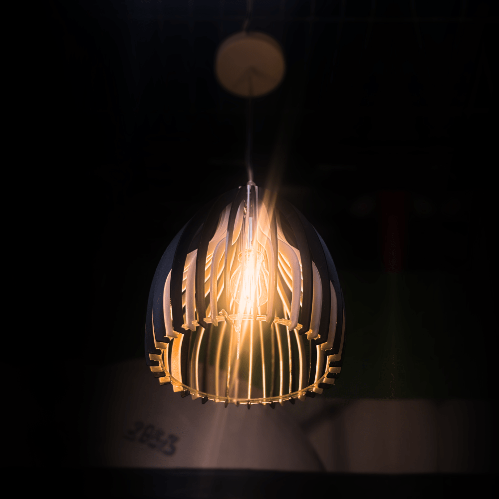 LAMPARA COLGANTE E27 PANTALLA ACRILICA GRIS2