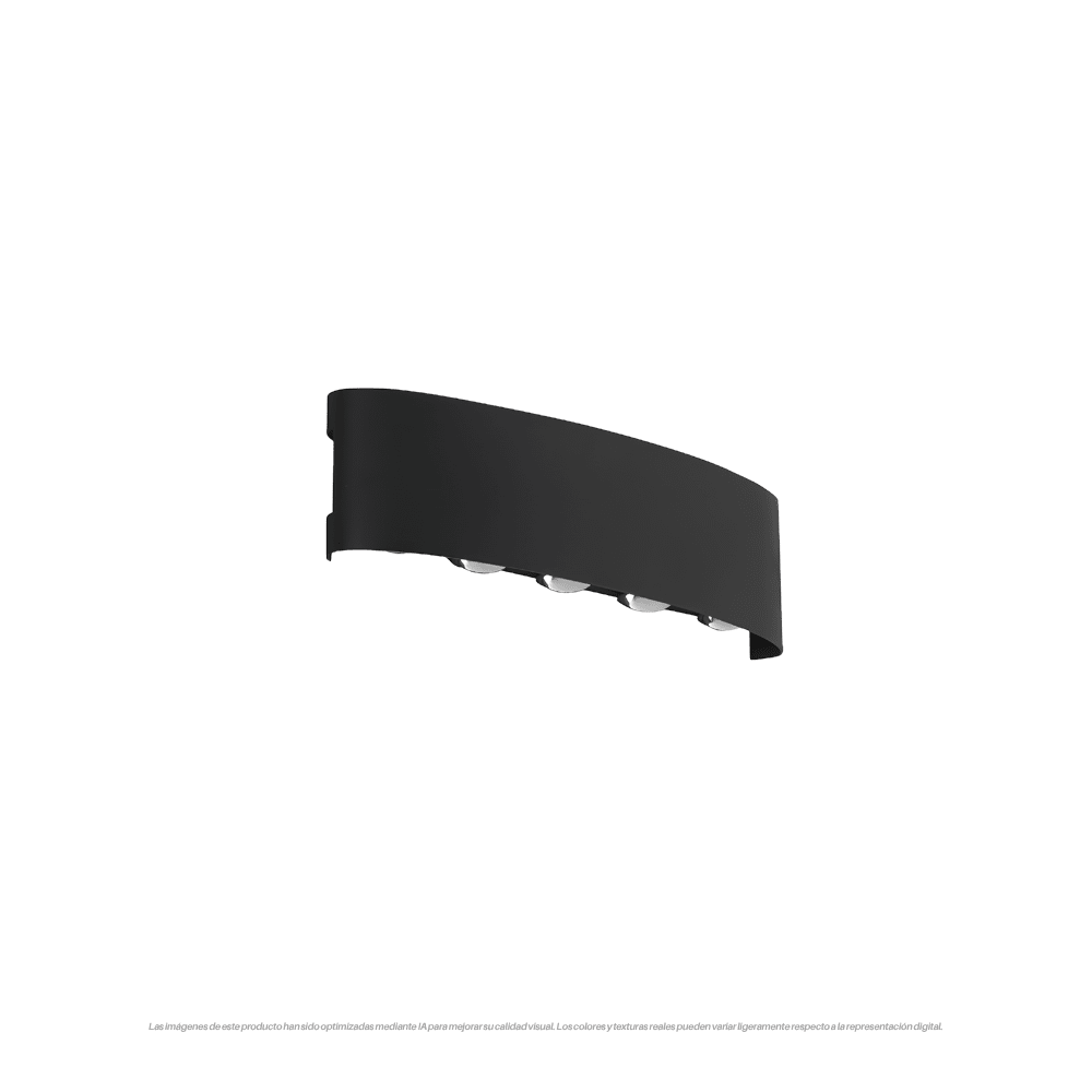 APLIQUE LED NEGRO 10W 3000K IP54 0