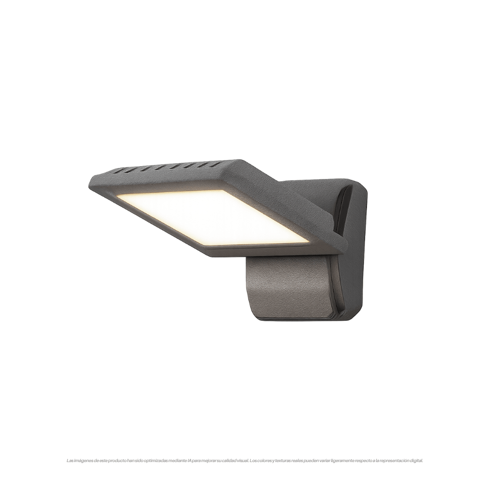 APLIQUE LED GRIS 18W TIPO PROYEC. 3000K IP54 0
