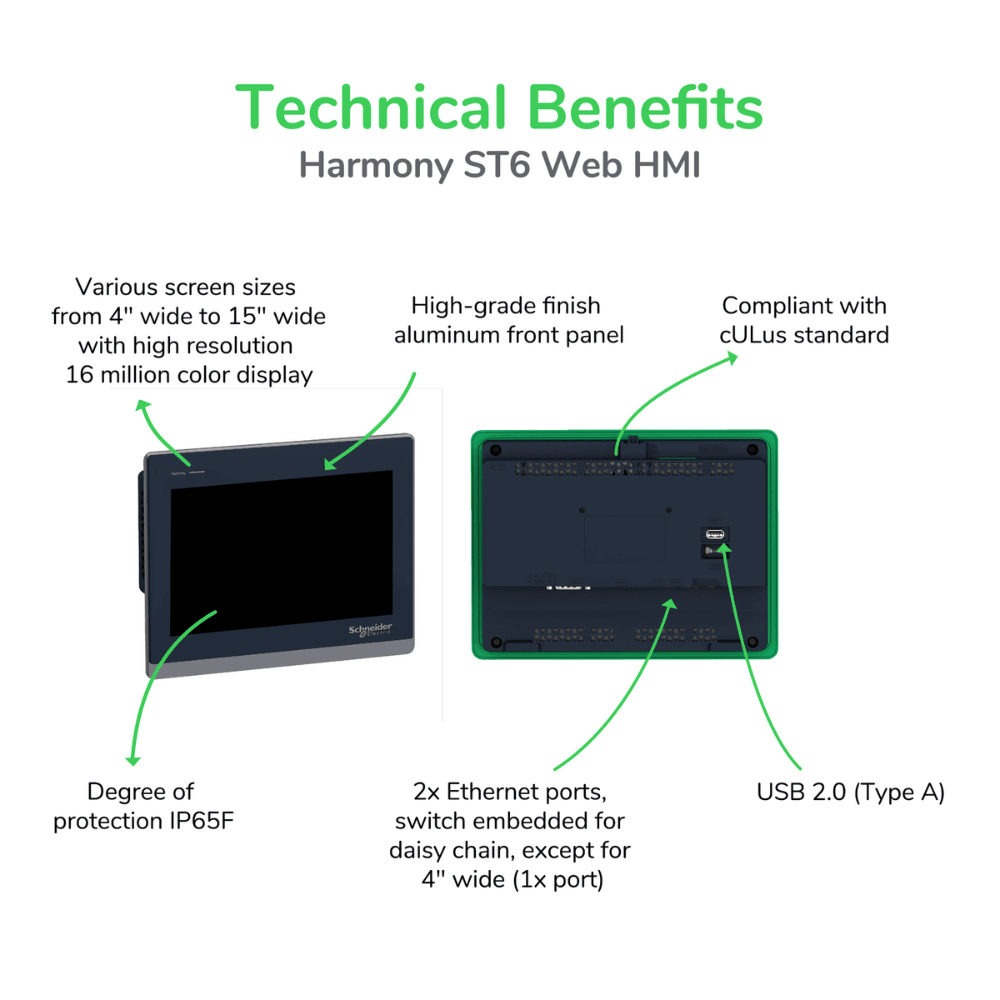 Pantalla HMI Schneider Electric 10