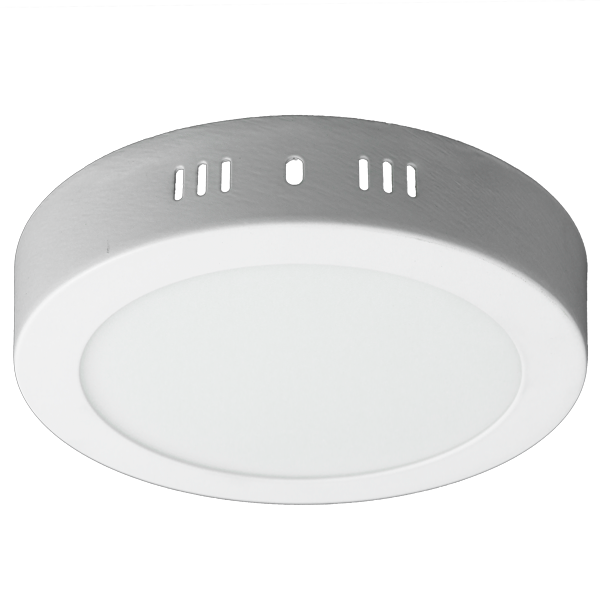 PANEL LED REDONDO SOBREPUESTO 12W LUZ BLANCA NEUTRA 0