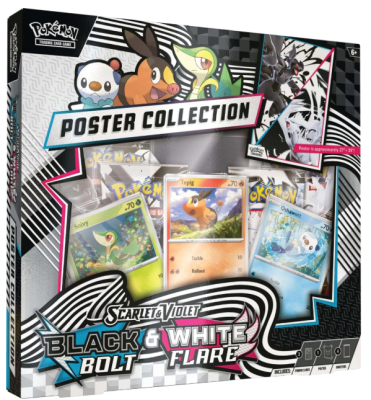 BLACK BOLT & WHITE FLARE - UNOVA POSTER COLLECTION INGLÉS