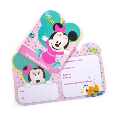 TARJETA INVITACION MINNIE BABY 