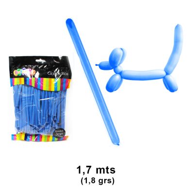 GLOBO FIGURA 1.8 GRS X 50 PCS AZUL