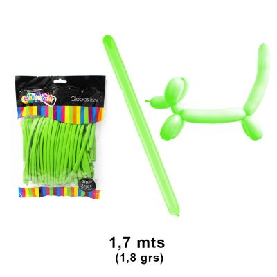 GLOBO FIGURA 1.8 GRS X 50 PCS PISTACHO