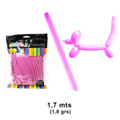 GLOBO FIGURA 1.8 GRS X 50 PCS FUCSIA