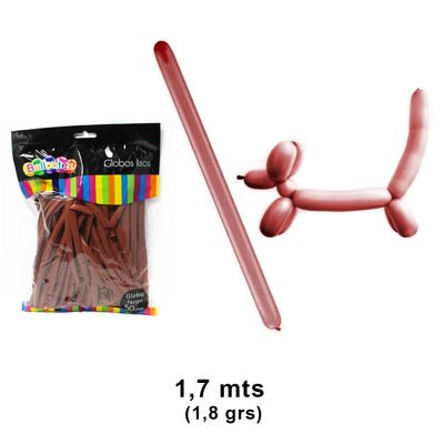 GLOBO FIGURA 1.8 GRS X 50 PCS CAFE