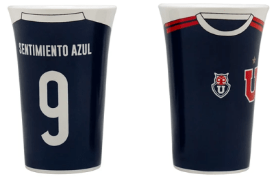 SET 2 TAZONES CAMISETA 325 ML UNIVERSIDAD DE CHILE