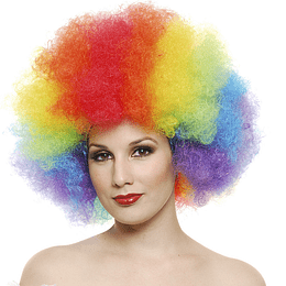 PELUCA AFRO PAYASO 1 UN.