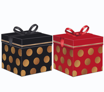 CAJA REGALO PUNTOS 22CM 1 UND