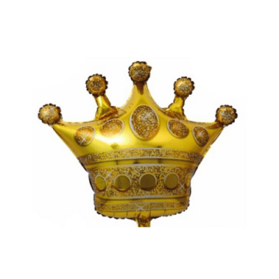 GLOBO METALICO CORONA 1 UND 68X73 CM