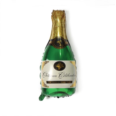 GLOBO BOTELLA METALICO  50X100CM